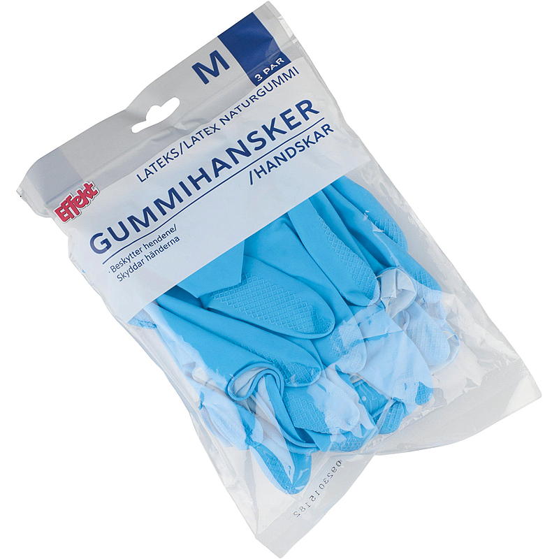 Effekt Gummihansker 3-pk M, Effekt