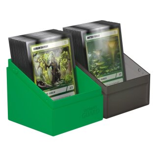 Ultimate Guard Boulder Deck Case 100+ Synergy Schwarz/Grün