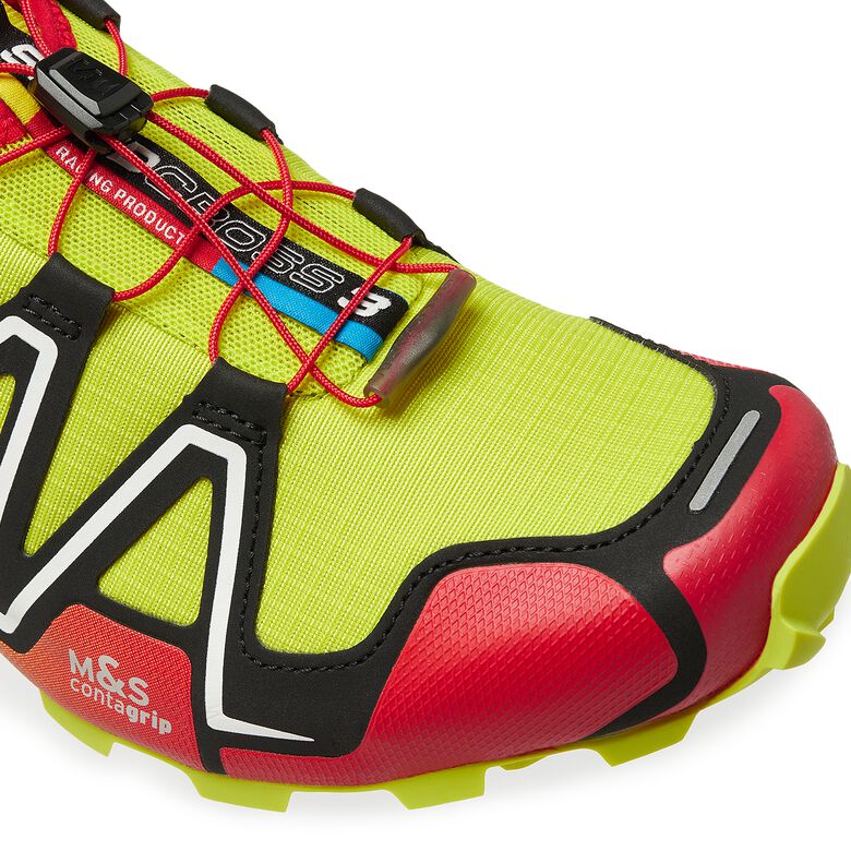 Salomon Speedcross 3 sulphur spring/high risk red/black