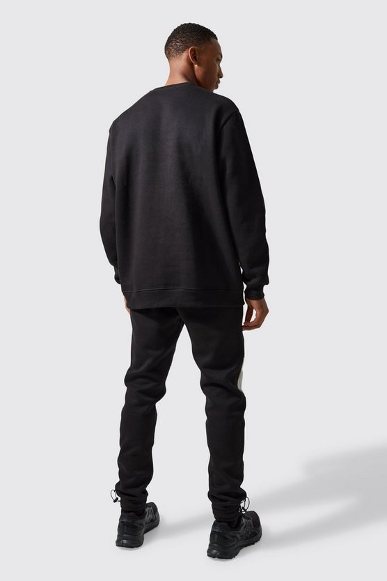 Active Oversize Mesh-Sweatshirt mit Tasche