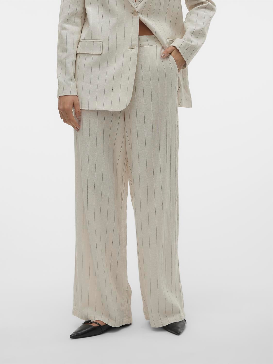 VMMINDY Mittlere Taille Hose