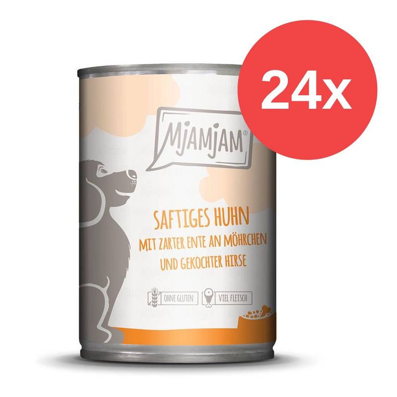 Sparpaket MjAMjAM Adult Hund 24 x 400 g