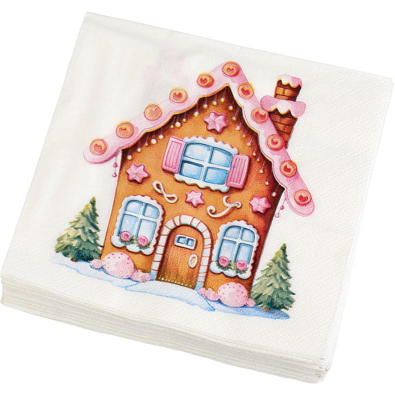 Vie Eco Servietter 20-pk 33x33 cm, julemotiv