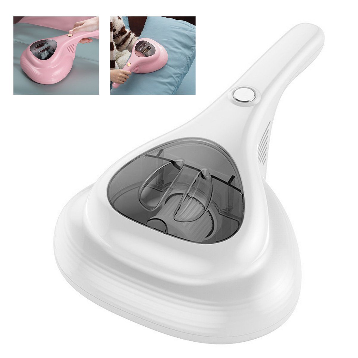 DOPWii Matratzenreinigungsgerät 60W Handheld Bett Milben Sammler,UV Sterilisieren Entfernen Milben, 60,00 W, beutellos
