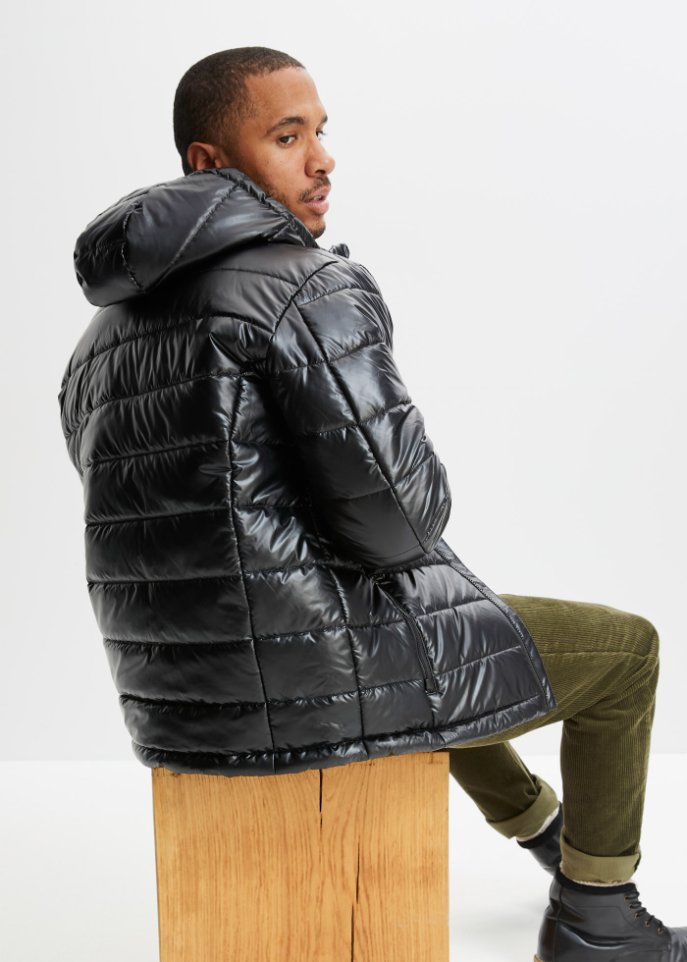 Steppjacke mit Kapuze