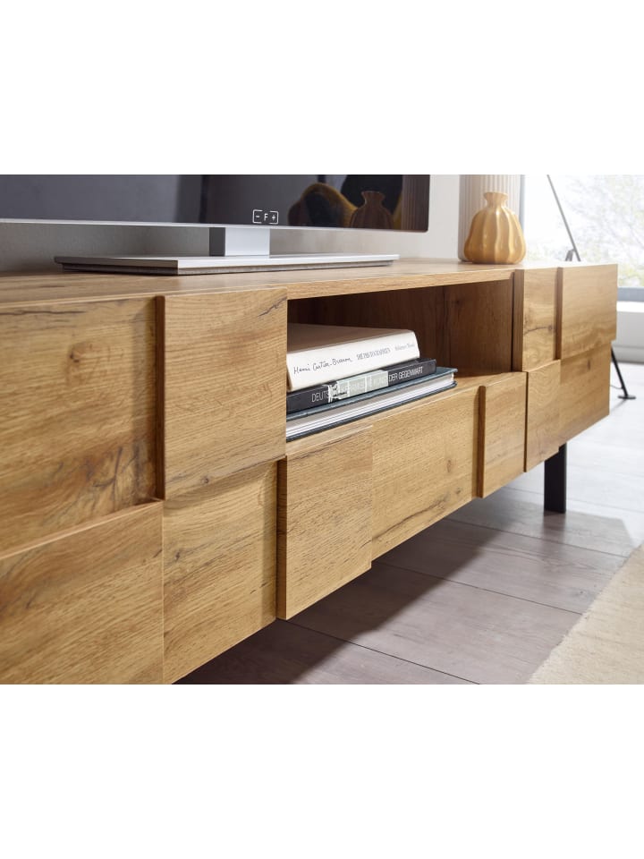 KADIMA DESIGN Lowboard | Eiche, 160x46x43cm, TV-Kommode, 2 Türen günstig kaufen onesize