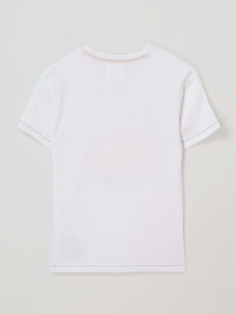 T-Shirt mit Print in offwhite