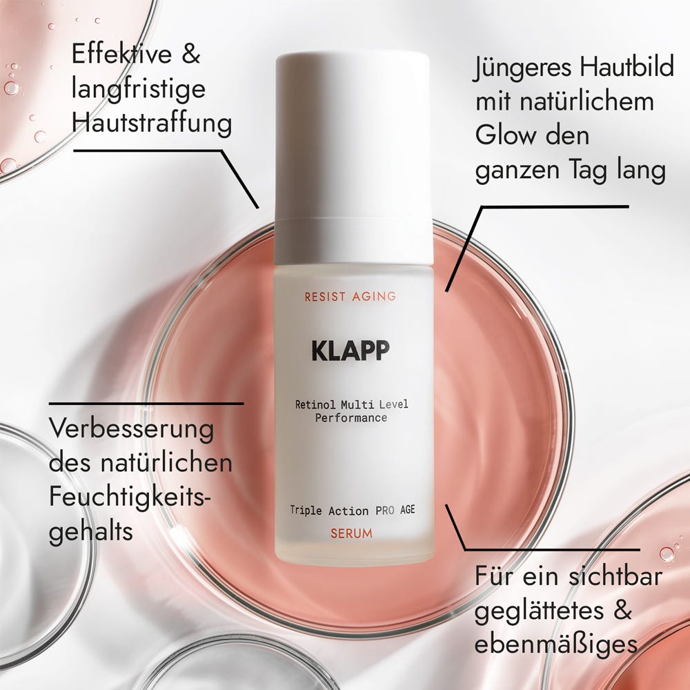 Klapp Cosmetics Resist Aging Retinol Triple Action PRO AGE Serum 30 ml