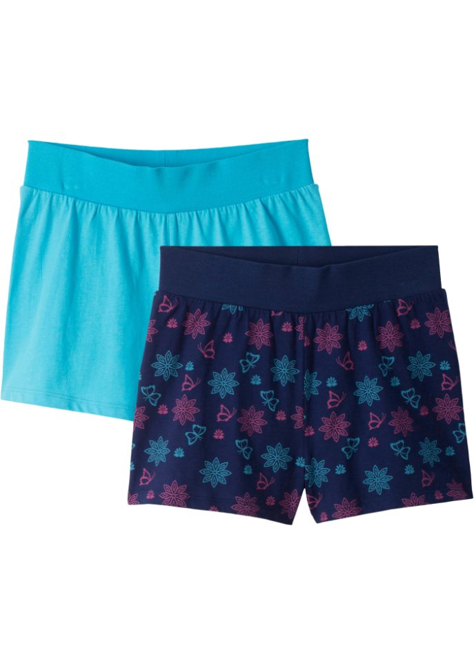Mädchen Shorts (2er-Pack) aus Bio-Baumwolle