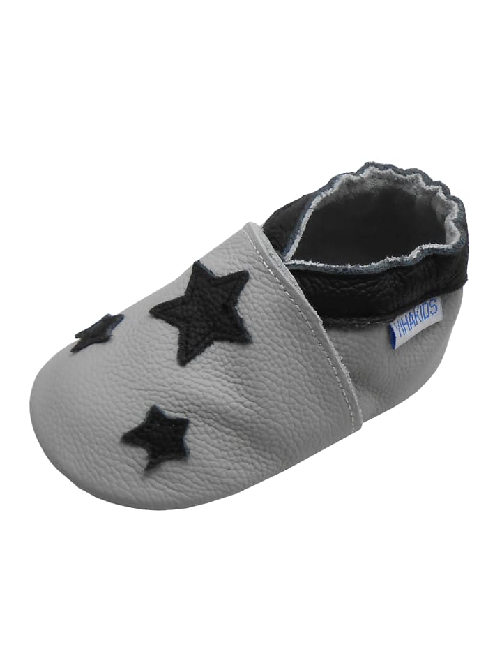 Yalion Leder-Krabbelschuhe 