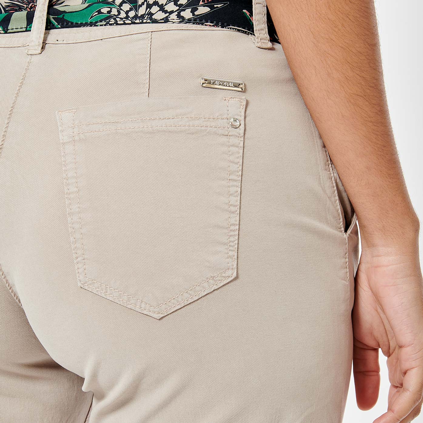 ALBAN  Pantalon beige Femme