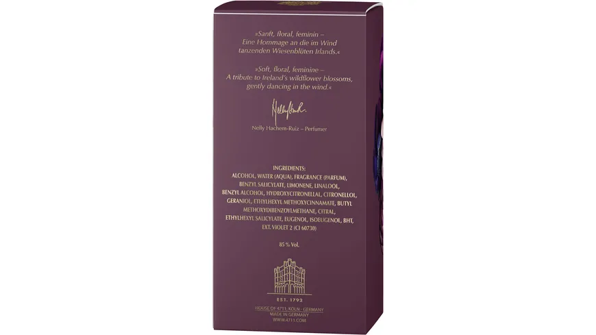 4711 ACQUA COLONIA Intense Floral Fields of Ireland, Eau de Cologne 50 ml