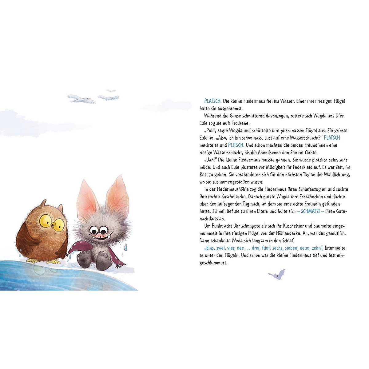 Die kleine Fledermaus Wegda
