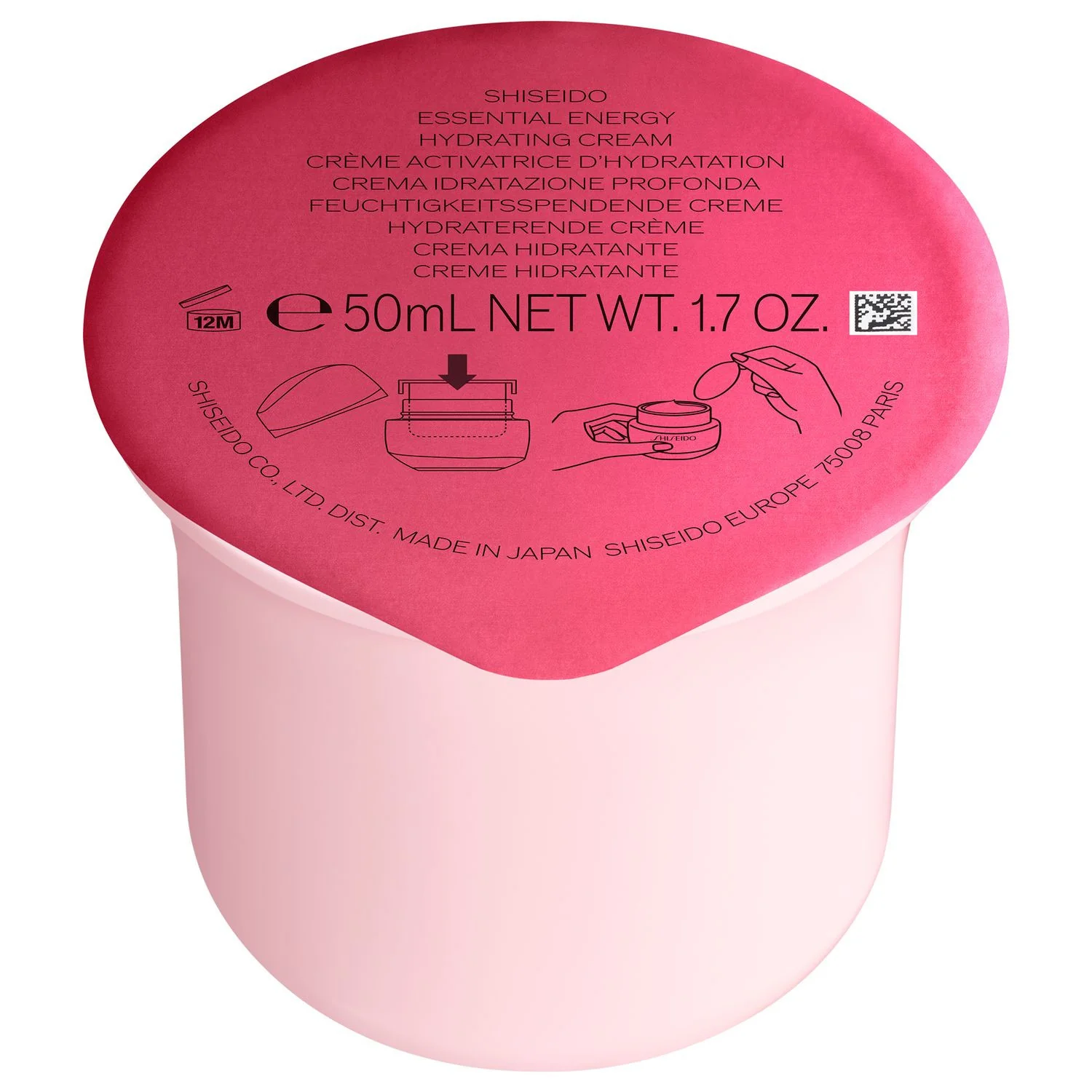 Recharge de crème hydratante Essential Energy - Tratt.viso 24 ore antirughe