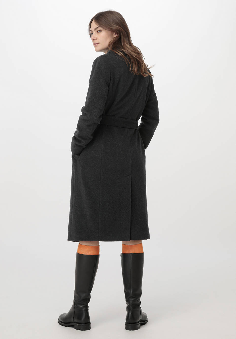 Mantel aus reiner Bio-Merinowolle