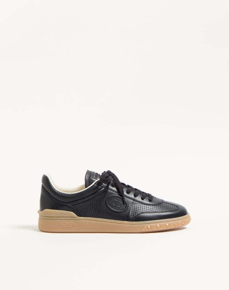 Baskets basses Upvillage en cuir nappa perforé