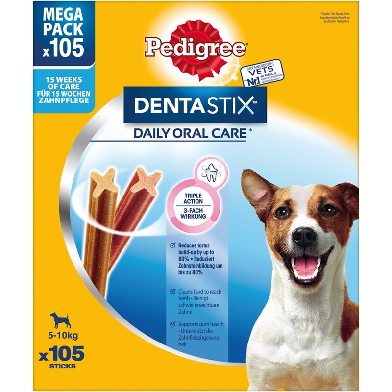 Pedigree Snacks Pedigree Dentastix Daily Oral Care Megapack 105Stk für kleine Hunde