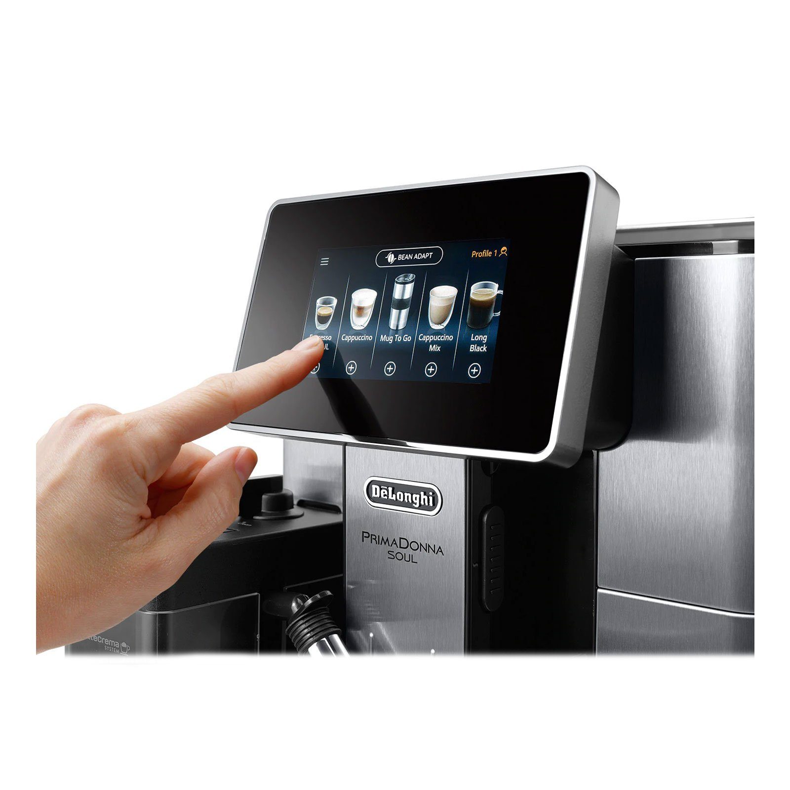De'Longhi Kaffeevollautomat ECAM610.74.MB PrimaDonna Soul Kaffeevollautomat