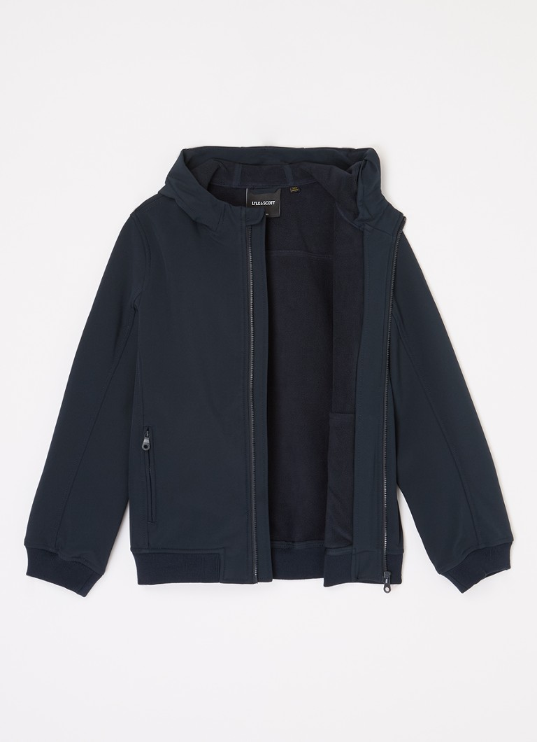 Jachetă softshell cu glugă Lyle & Scott