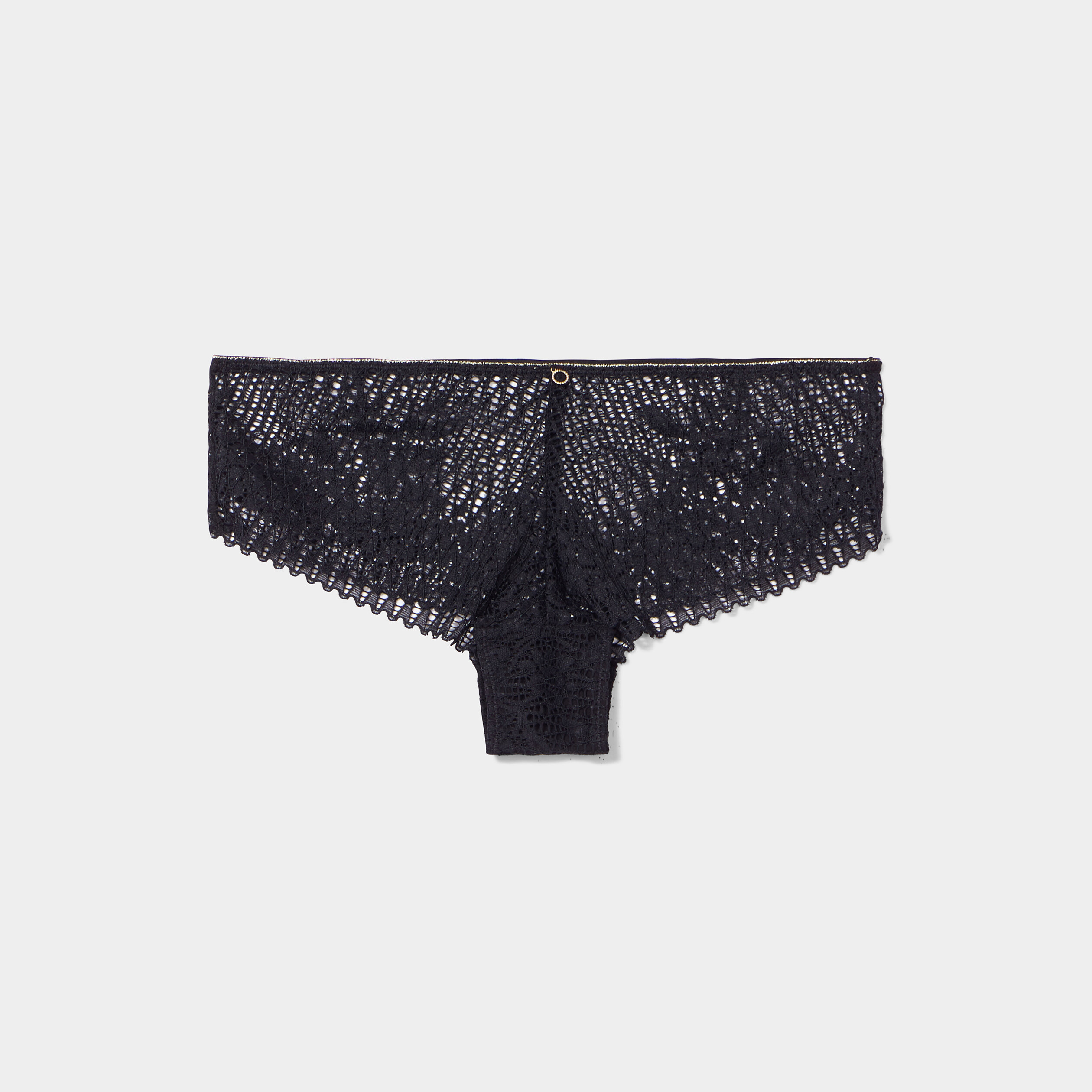 Shorty micro dentelle noir femme | La Halle