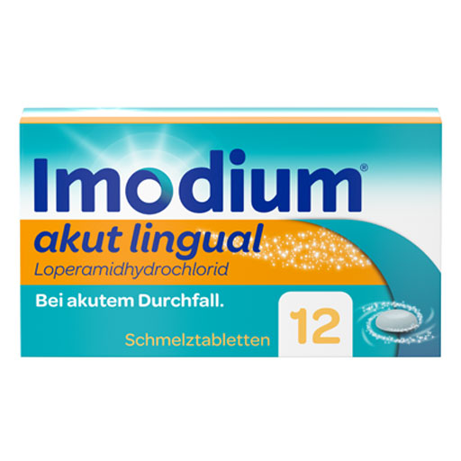 IMODIUM akut lingual Schmelztabletten  12 St  Schmelztabletten