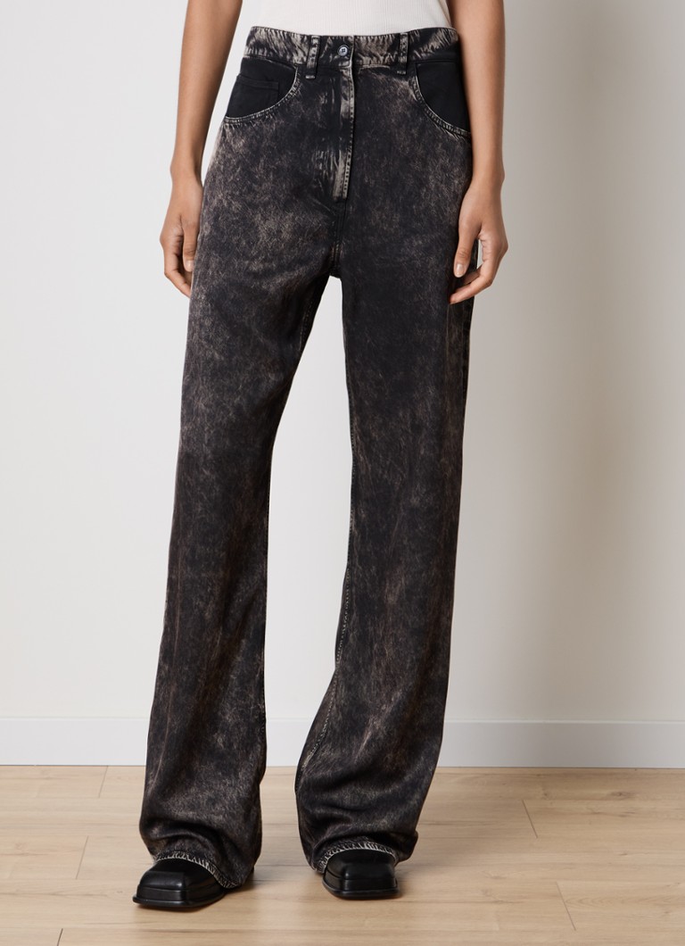 Pantaloni a vita alta e gamba larga con tasche laterali di Acne Studios