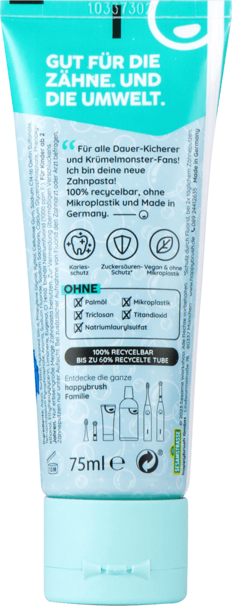 Zahnpasta Kinder Sesamstraße, 75 ml