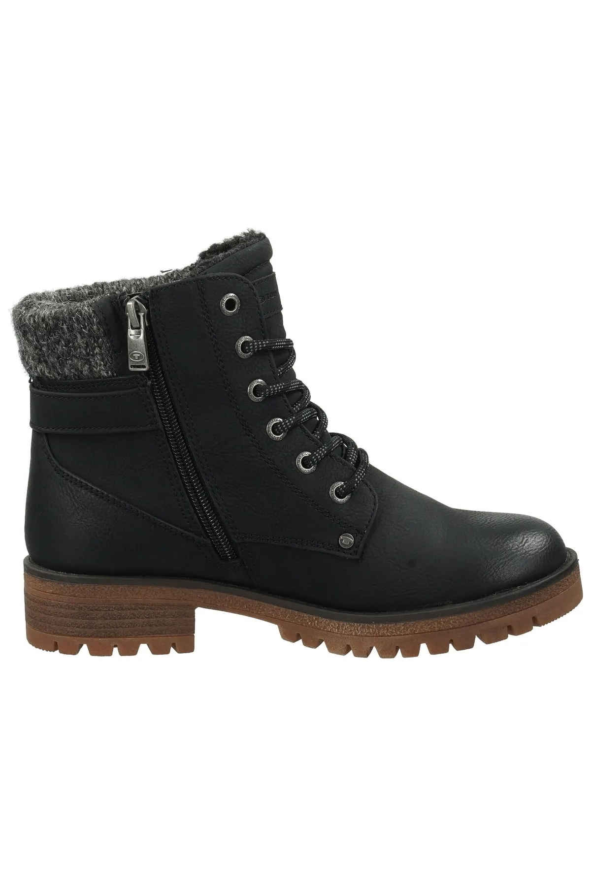Tom Tailor  Stiefelette - Schwarz - Blockabsatz