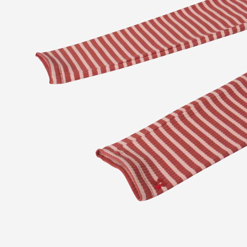 Leggings fille brique rayé rouge Catimini