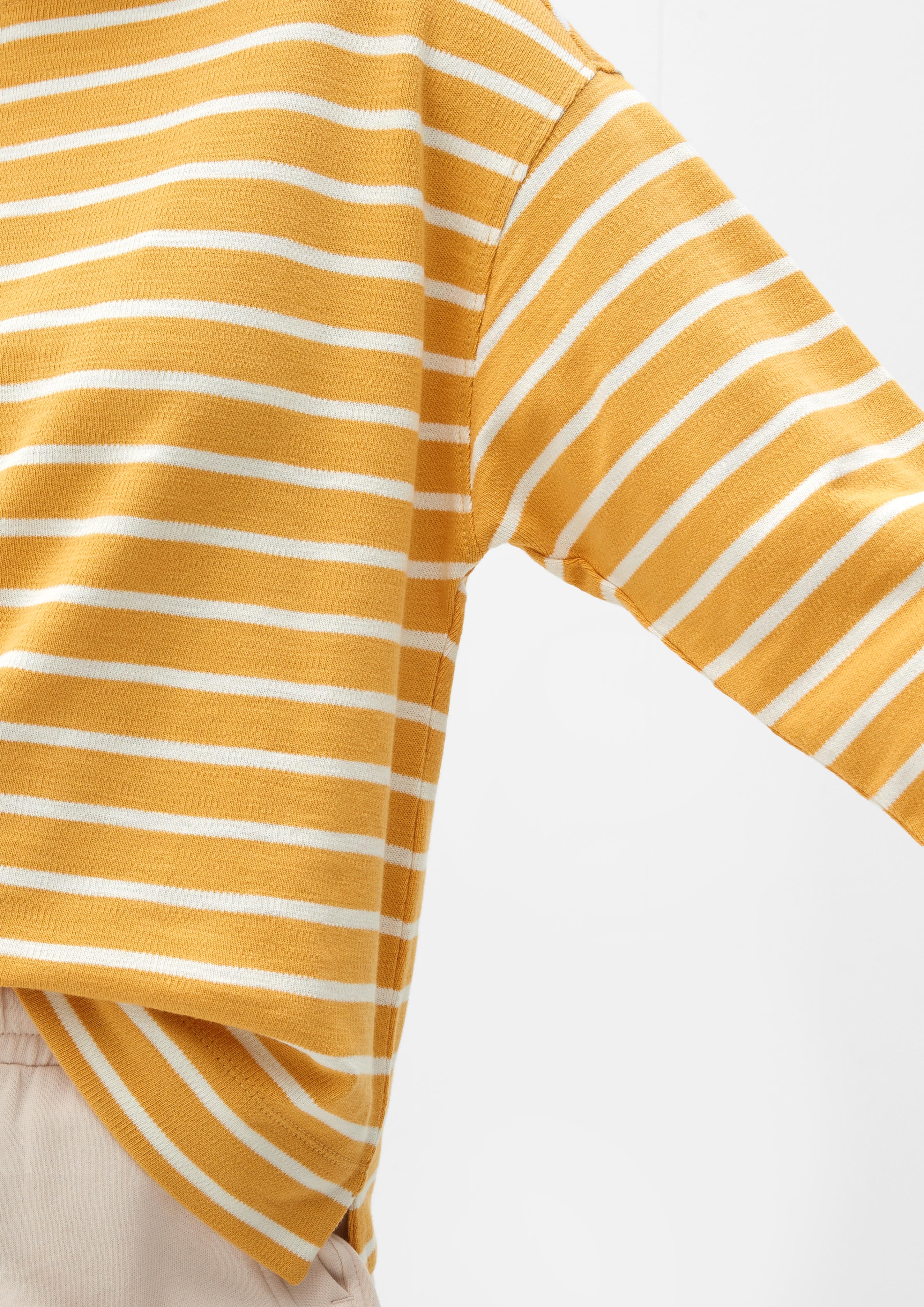Streifenshirt mit Webstruktur  2121513-16H2