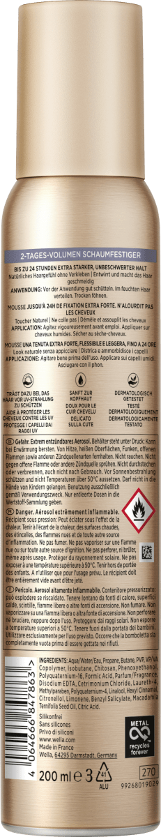 Schaumfestiger 2-Tages-Volumen Extra starker Halt, 200 ml