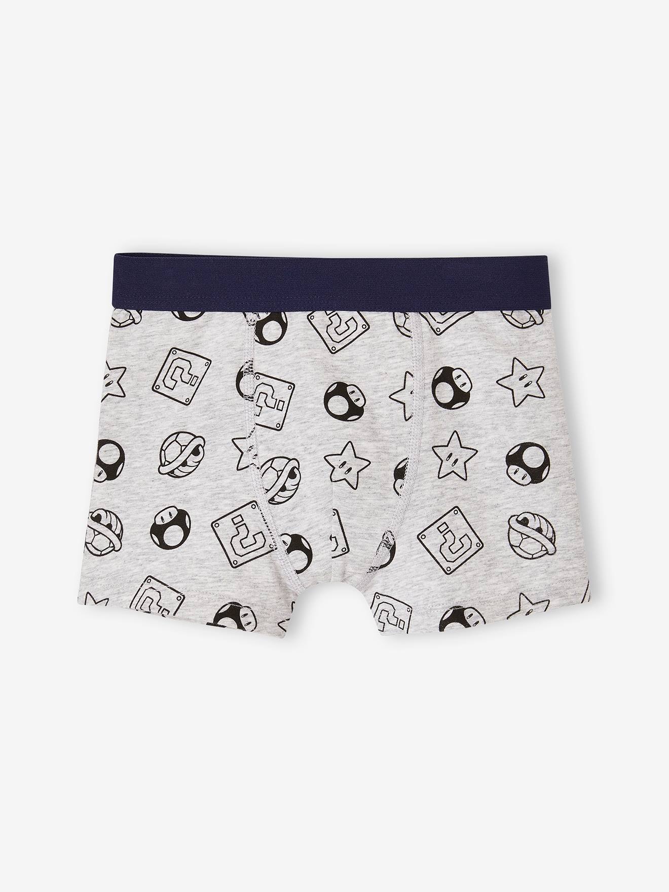Super Mario 3er-Pack Jungen Boxershorts SUPER MARIO - terrakotta farbe
