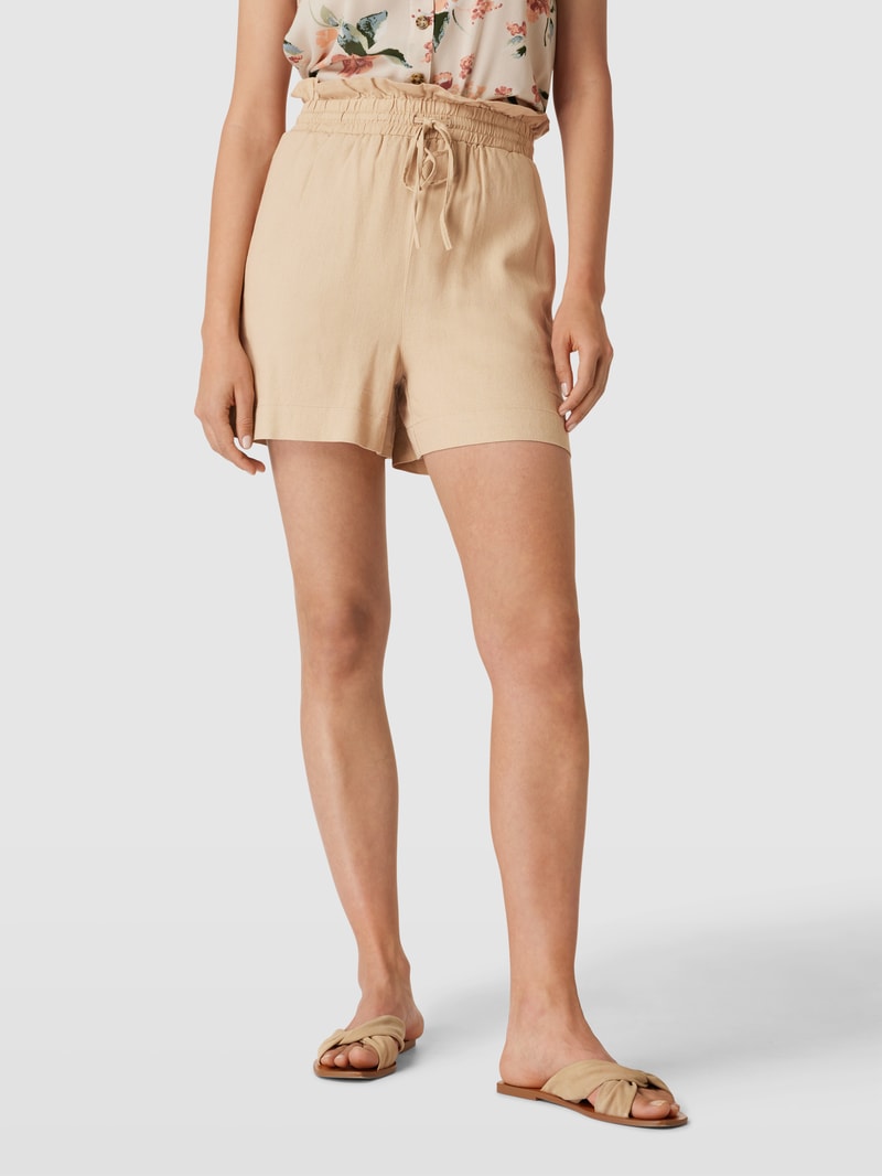 Shorts mit elastischem Bund Modell 'MILO' in sand