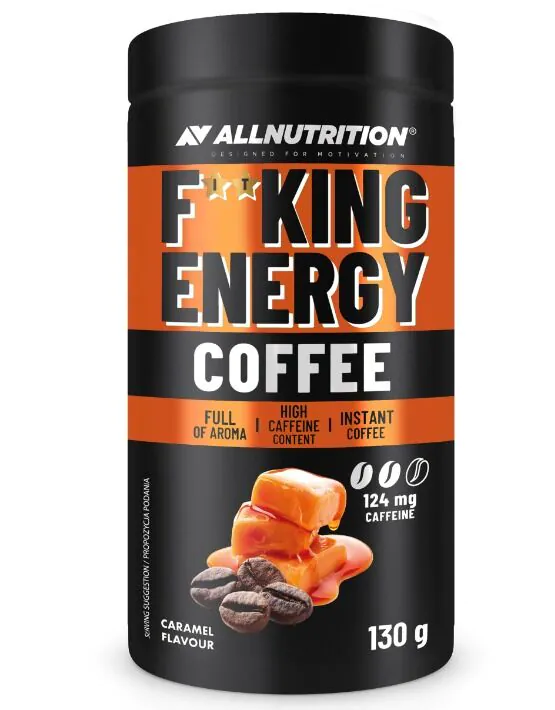 Allnutrition Fitking Evergy Coffee Caramel - instant kafa 130 g
