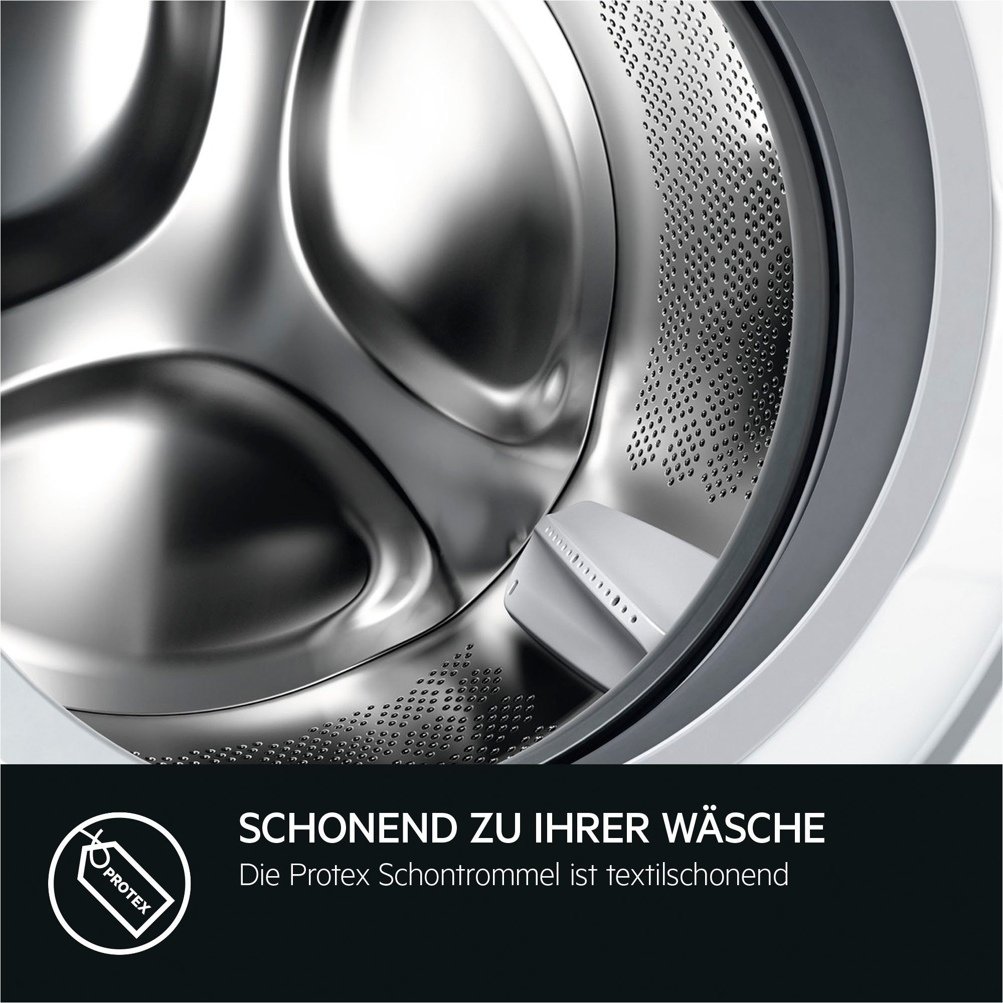 AEG Waschmaschine Serie 6000 mit ProSense-Technologie L6FA48FL, 8 kg, 1400 U/min, Hygiene-/ Anti-Allergie Programm mit Dampf