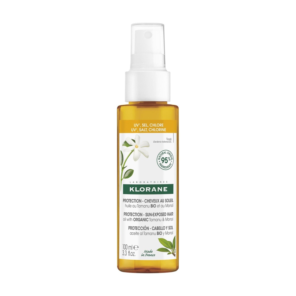 Klorane Klorane  Huile protectrice capillaire au  Tamanu BIO et Monoï 100 ml Huile