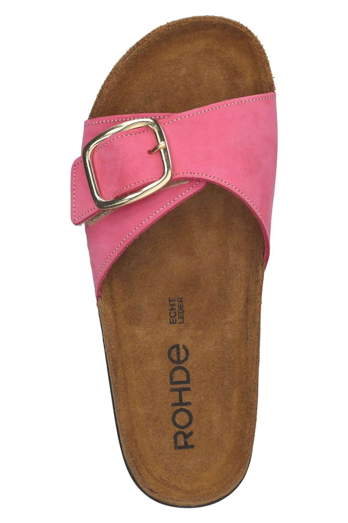 Rohde  Hausschuh - Rosa - Flacher Absatz