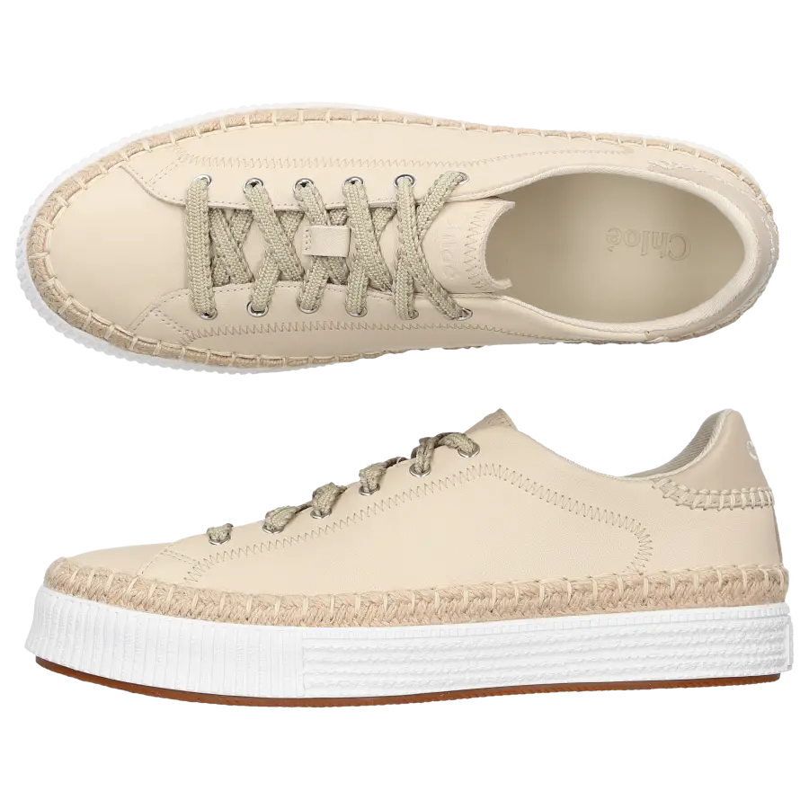 Chloé - Sneaker low TELMA Nappaleder - beige