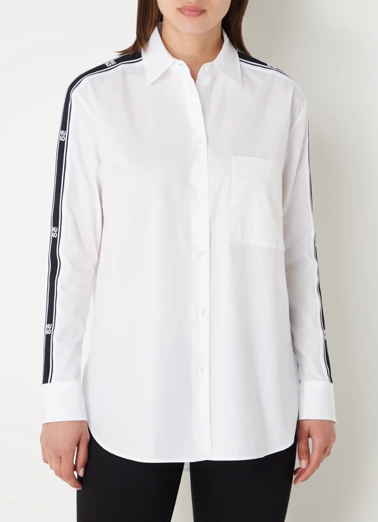 Camicetta oversize Elodina di HUGO BOSS con fascia logo