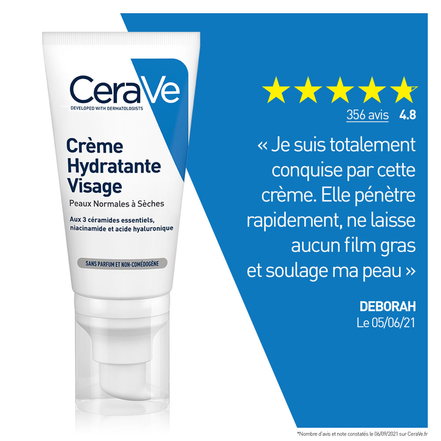 Cerave Crème Hydratante Visage 52 ml