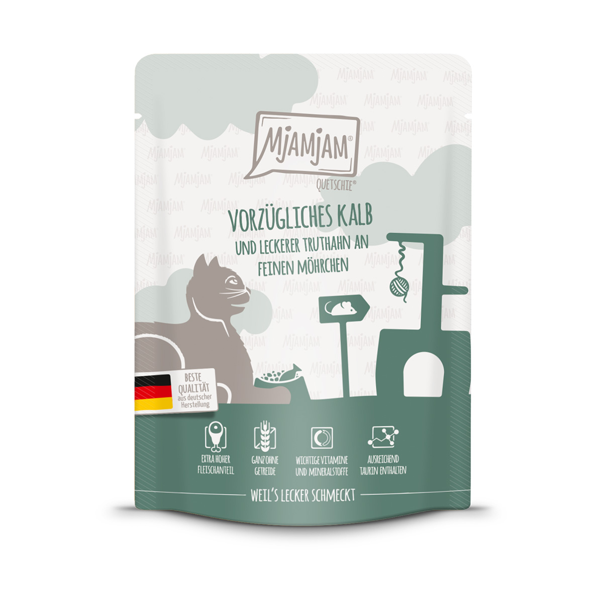 MjAMjAM Quetschie Kalb & Truthahn mit Möhrchen bei ZooRoyal
