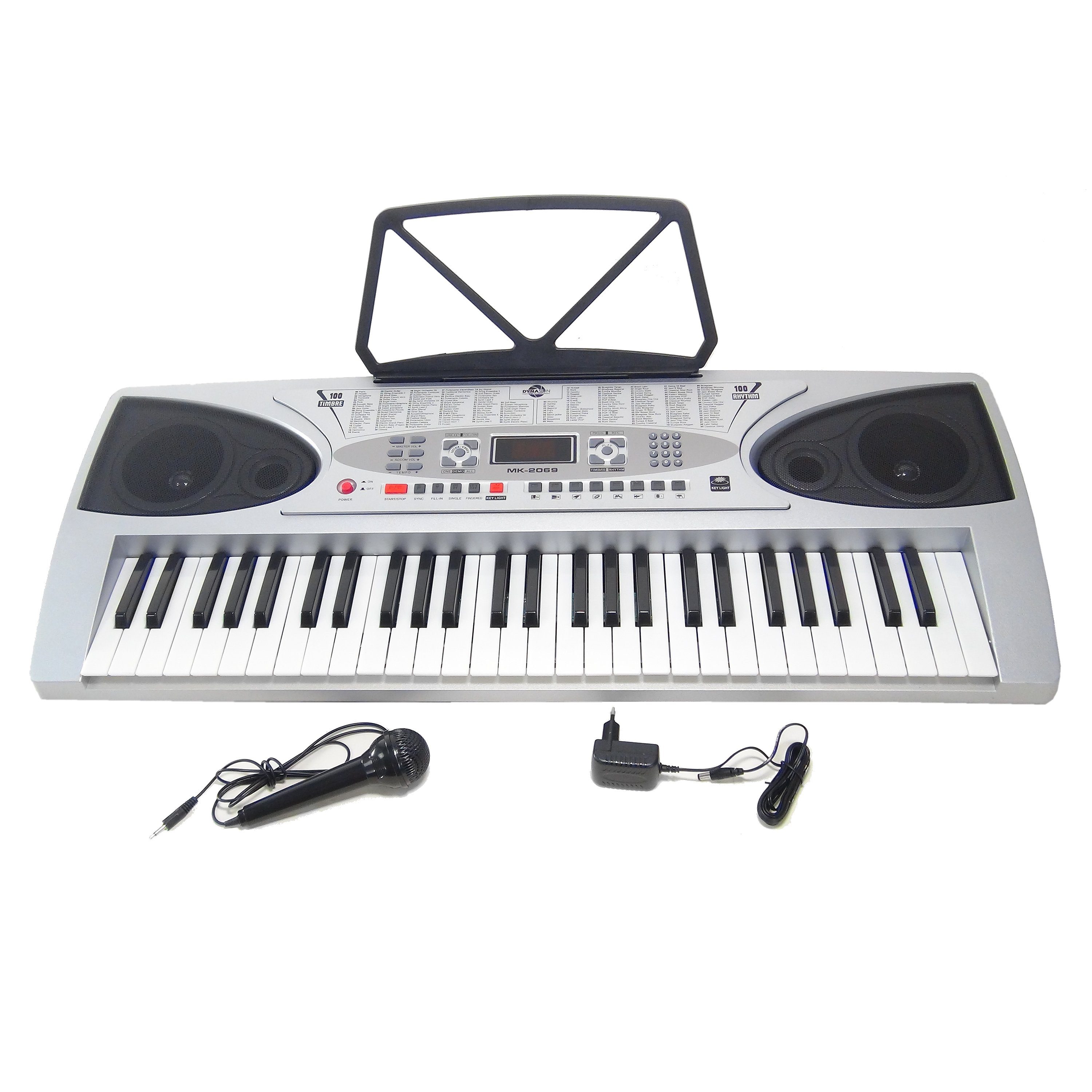 Dynasun Keyboard MK2069, Keyboard DynaSun MK2069 54 Tasten Key Lighted LCD Display