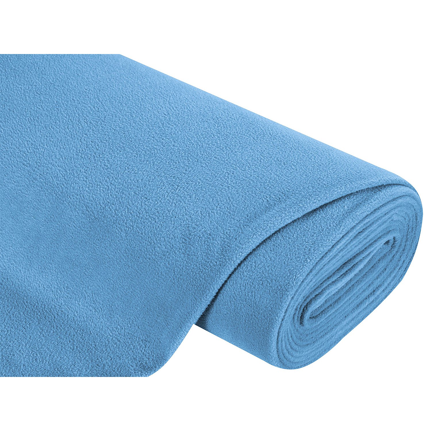 Fleecestoff, hellblau