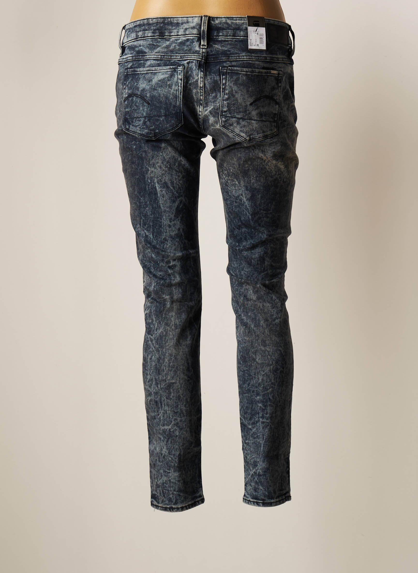 Raw 7 Jeans Coupe Slim Femme couleur bleu