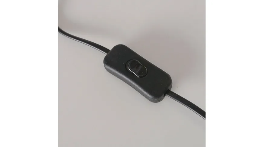 Boltze Tischleuchte Thajo Ø 59cm Hellbraun,Natur,Schwarz