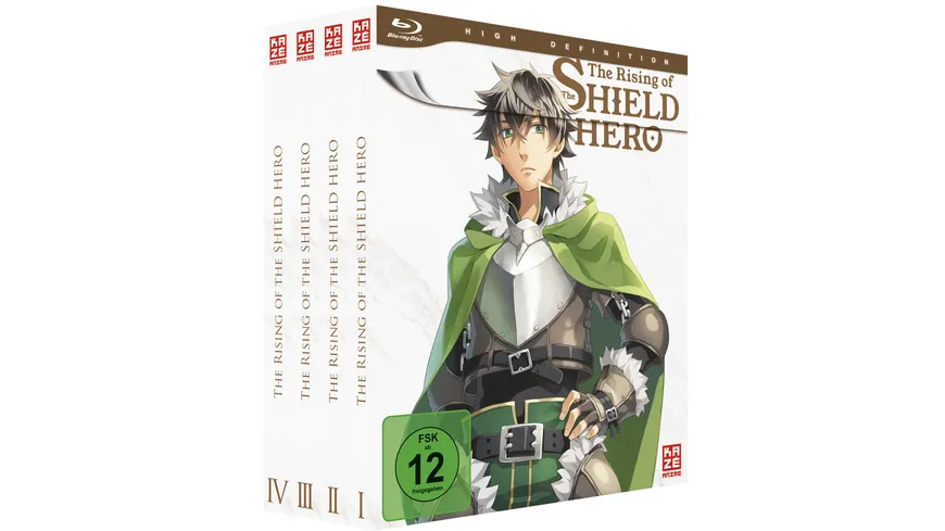 The Rising of the Shield Hero - Staffel 1 - Gesamtausgabe - Bundle - Vol.1-4 - Ohne Schuber  [4 BRs]
