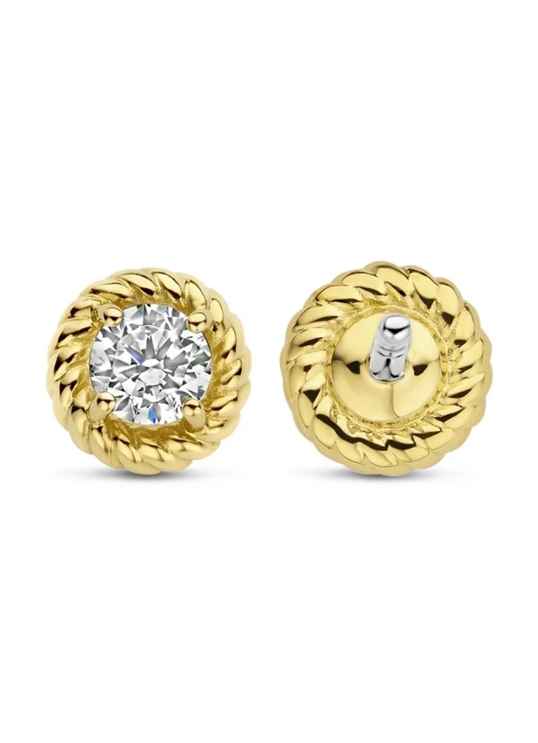 TI SENTO - Milano Gold-plated Stud Earrings 7934ZY_H