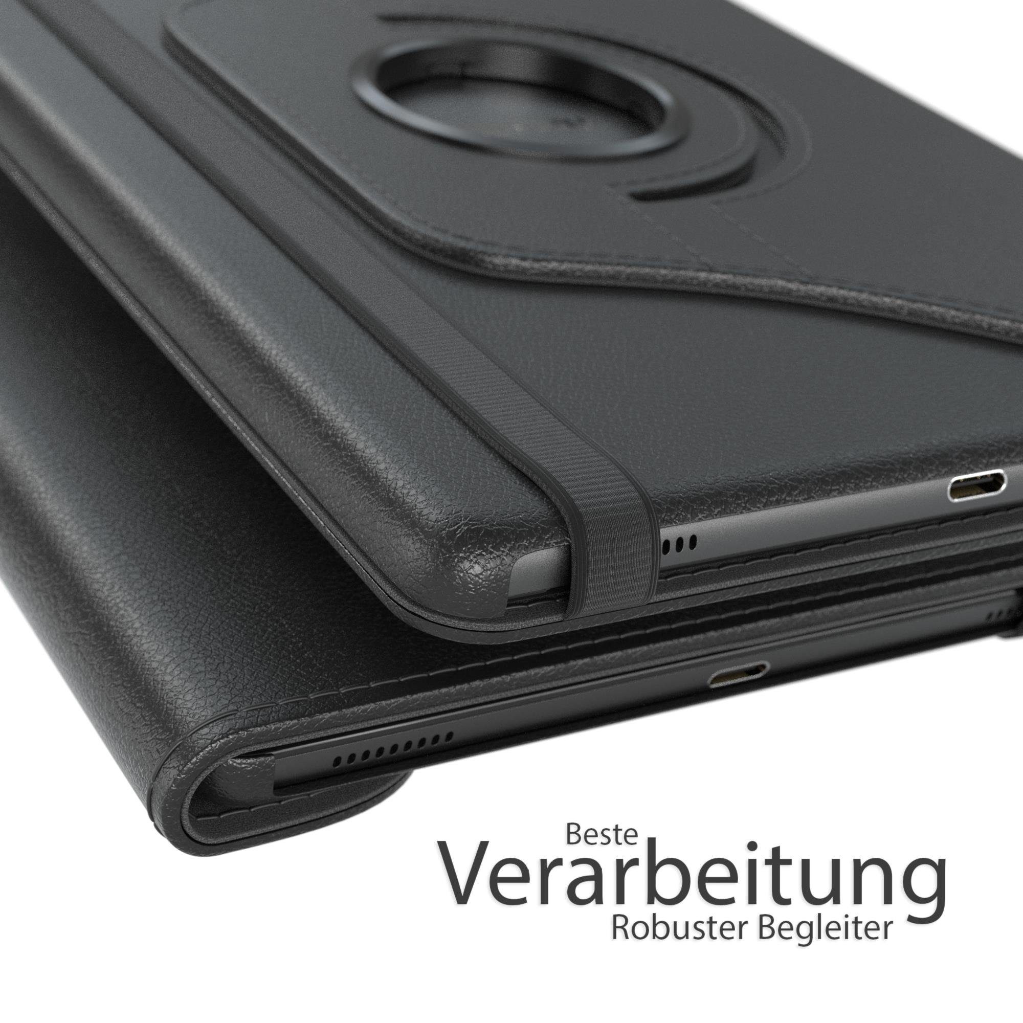 EAZY CASE Tablet-Hülle Rotation Case Samsung Galaxy Tab A 10.1 10,1 Zoll, Hülle 360° drehbar mit Standfunktion Etui Anti-Kratz Tasche Schwarz