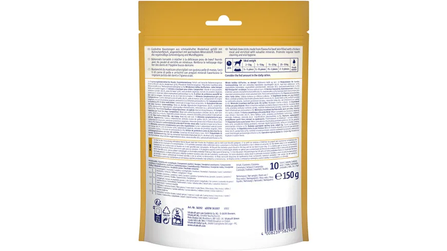 Vitakraft Hundesnack Dental Chews 150 g