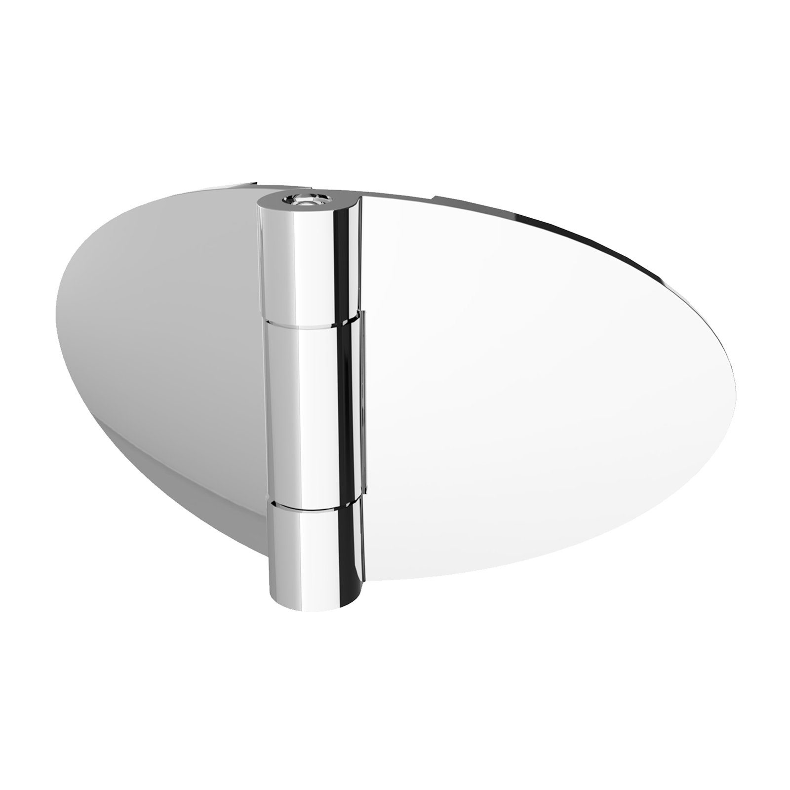 Schulte Badewannenaufsatz Komfort, 5 mm Sicherheitsglas, (3 tlg), BxH: 125 x 140 cm, inkl. ovale Scharniere